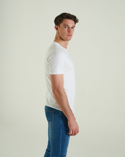 Diesel UK Basic Scott O Neck Tee Optic White