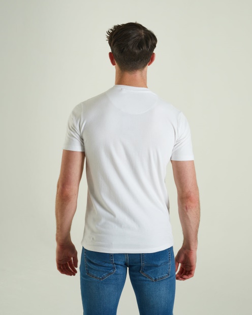 Diesel UK Basic Scott O Neck Tee Optic White