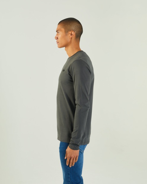 Basic Scott L/S Tee Pine Green Diesel UK Green