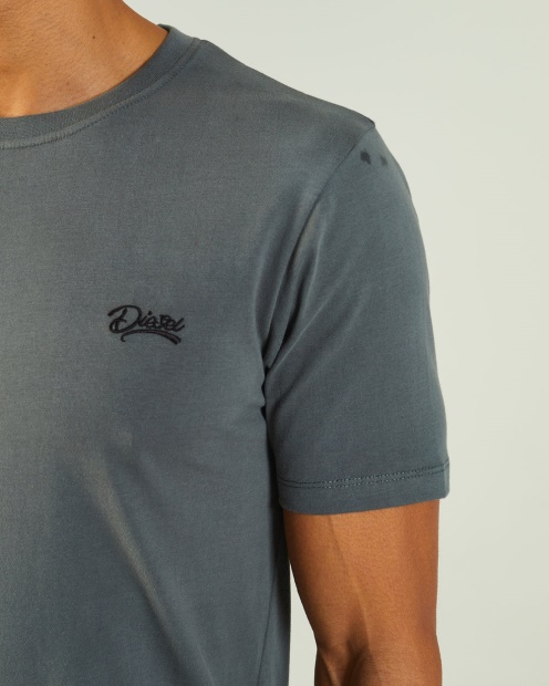 Diesel UK Basic Scott O Neck Tee Verdi Green Green