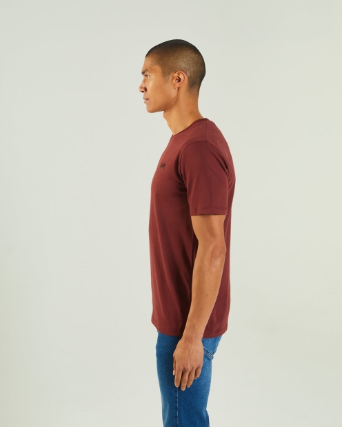 Basic Scott O Neck Tee Vineyard Diesel UK Wine