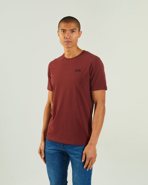 Basic Scott O Neck Tee Vineyard Diesel UK Wine