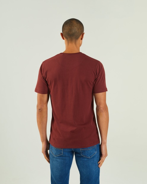 Basic Scott O Neck Tee Vineyard Diesel UK Wine