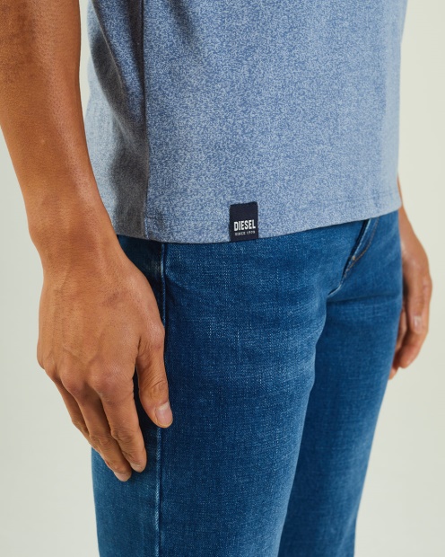 Diesel UK Basic Matt O Neck Mountain Blue