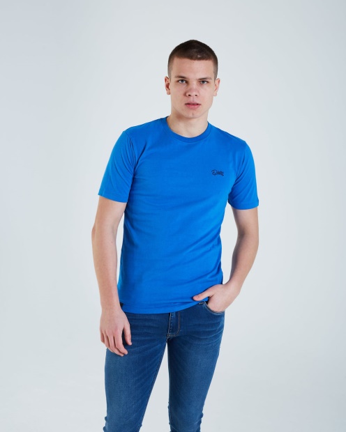 Diesel UK Basic Scott O Neck Tee Nautical Blue
