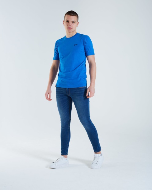 Diesel UK Basic Scott O Neck Tee Nautical Blue