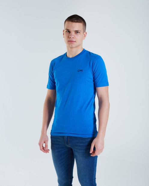 Diesel UK Basic Scott O Neck Tee Nautical Blue