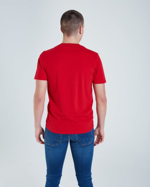 Basic Scott O Neck Tee Barbados Cherry Diesel UK Red