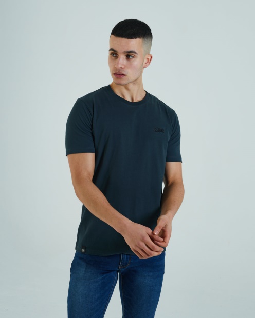 Basic Scott O Neck Tee Pond Green Diesel UK Green