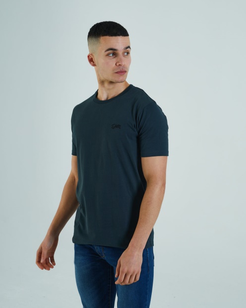 Basic Scott O Neck Tee Pond Green Diesel UK Green