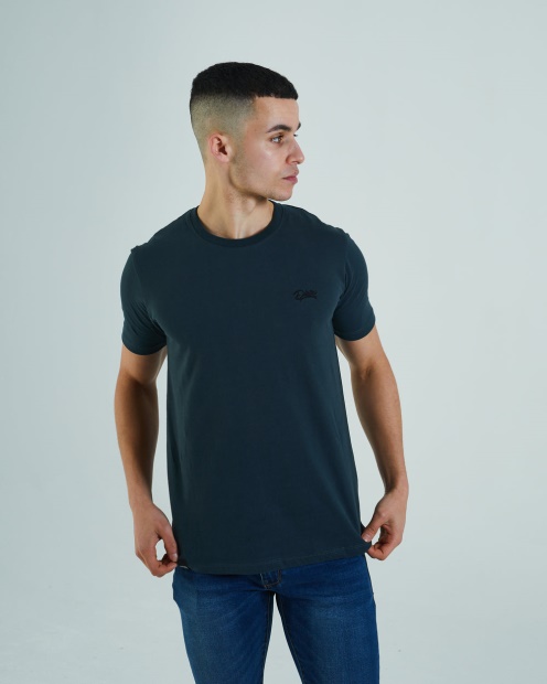 Basic Scott O Neck Tee Pond Green Diesel UK Green