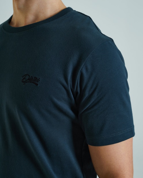 Basic Scott O Neck Tee Pond Green Diesel UK Green