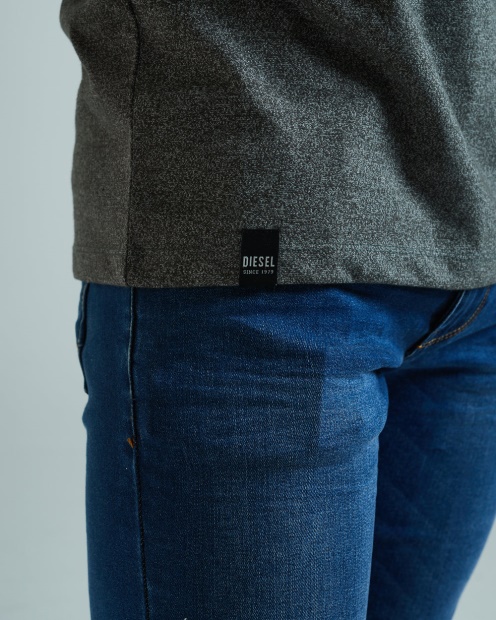 Diesel UK Basic Matt O Neck Combat Green Green