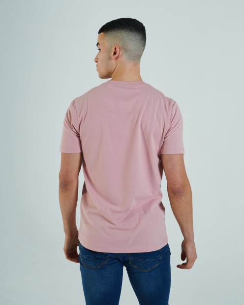 Diesel UK Basic Scott O Neck Tee Cherry Pink