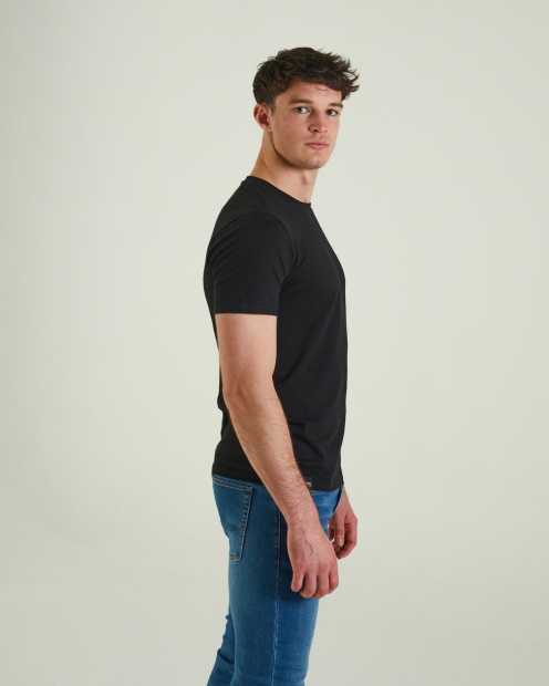 Diesel UK Basic Scott O Neck Tee Black