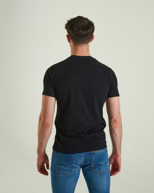 Diesel UK Basic Scott O Neck Tee Black