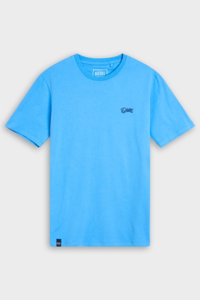 Basic Scott O Neck Tee Bonnie Diesel UK Blue