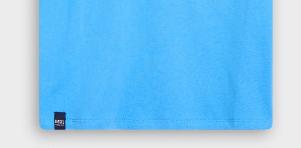 Basic Scott O Neck Tee Bonnie Diesel UK Blue