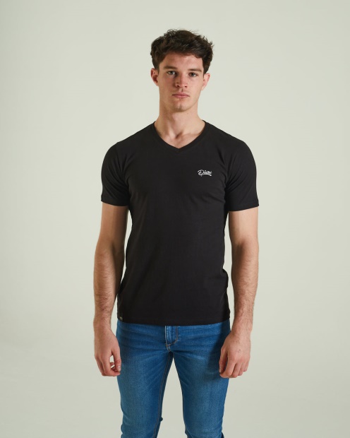 Diesel UK Basic Scott V Neck Tee Black