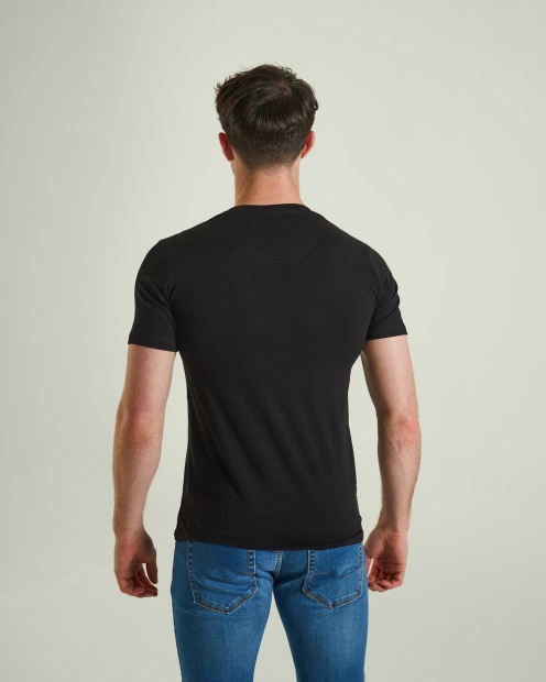 Diesel UK Basic Scott V Neck Tee Black