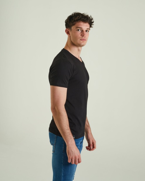 Diesel UK Basic Scott V Neck Tee Black