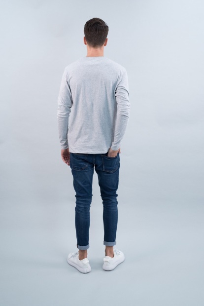 Diesel UK Basic Scott L/S Tee Pebble Light Grey