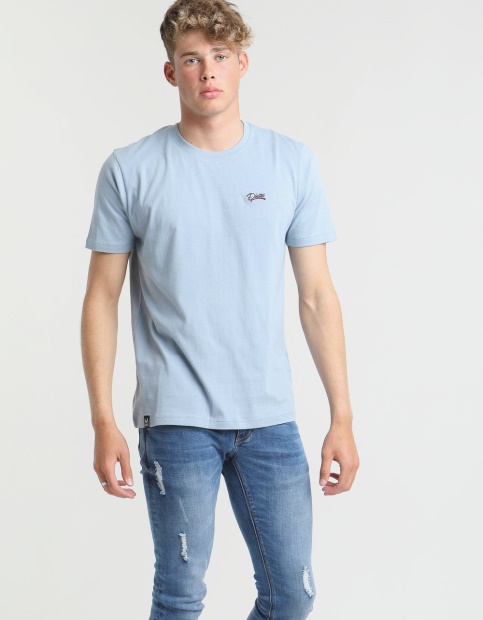 Diesel UK Basic Scott O Neck Tee Kashmir Blue