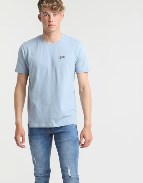 Diesel UK Basic Scott O Neck Tee Kashmir Blue