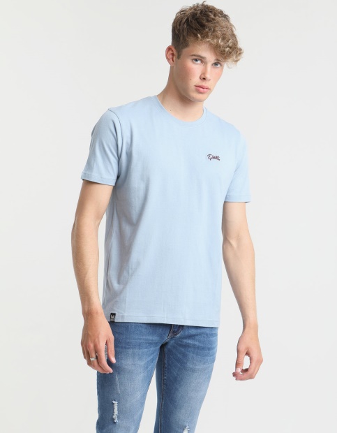 Diesel UK Basic Scott O Neck Tee Kashmir Blue