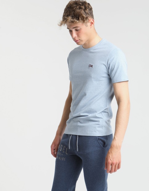 Basic Matt O Neck Tee Kashmir Blue Diesel UK