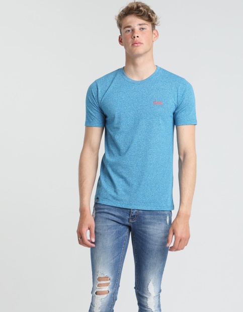 Diesel UK Basic Matt O Neck Tee Mykonos Blue