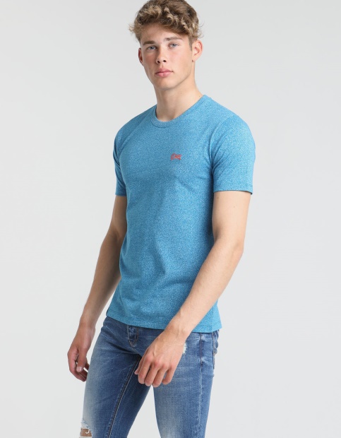 Diesel UK Basic Matt O Neck Tee Mykonos Blue