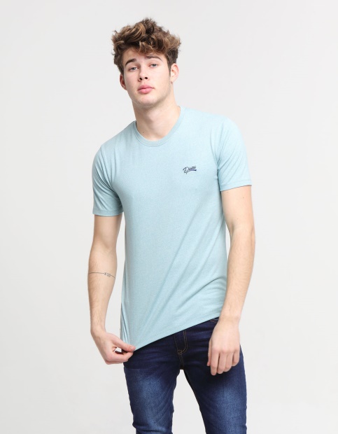Diesel UK Basic Matt O Neck Tee Aegean Sea Blue