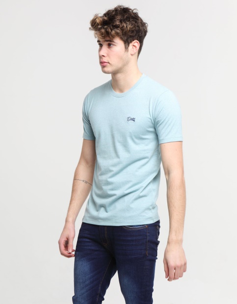 Diesel UK Basic Matt O Neck Tee Aegean Sea Blue