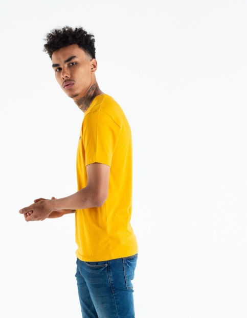 Yellow Diesel UK Basic Scott O Neck Tee Citrus