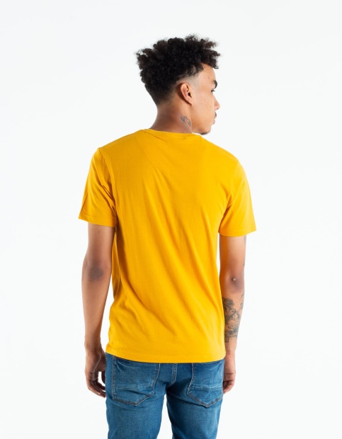 Yellow Diesel UK Basic Scott O Neck Tee Citrus