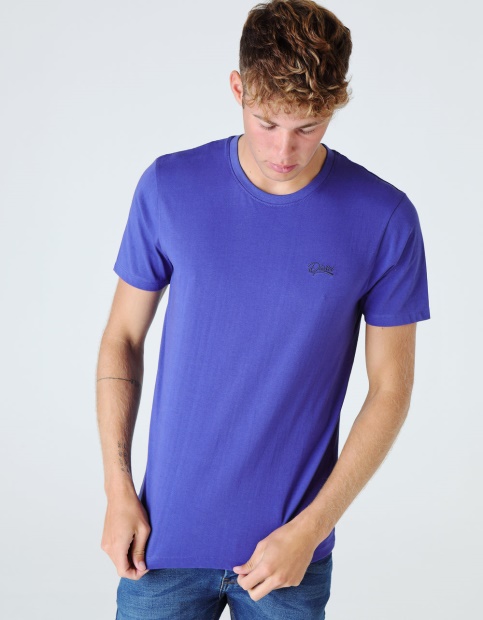 Basic Scott O Neck Tee Royal Diesel UK Blue