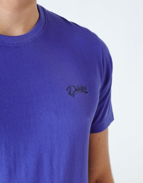 Basic Scott O Neck Tee Royal Diesel UK Blue