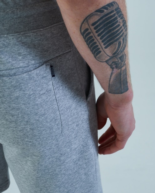 Diesel UK Callum Short Grey Marl