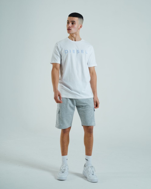 Diesel UK Sebastian Short Grey Marl