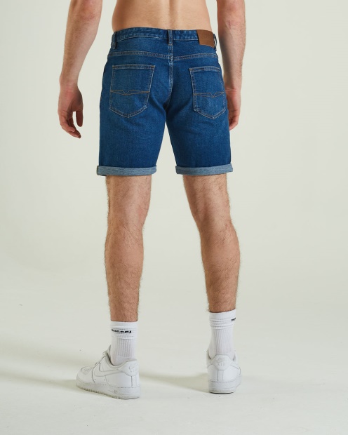 Diesel UK Reid Denim Short Laundry Blue
