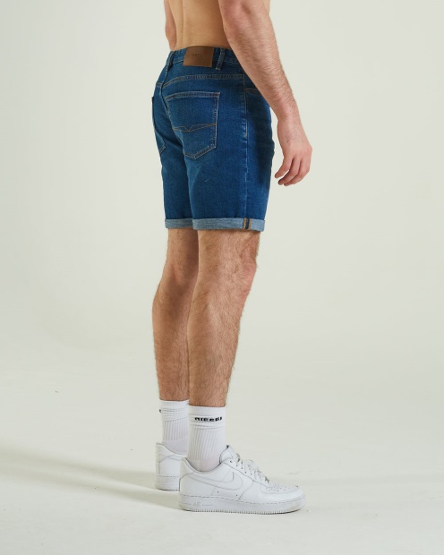 Diesel UK Reid Denim Short Laundry Blue