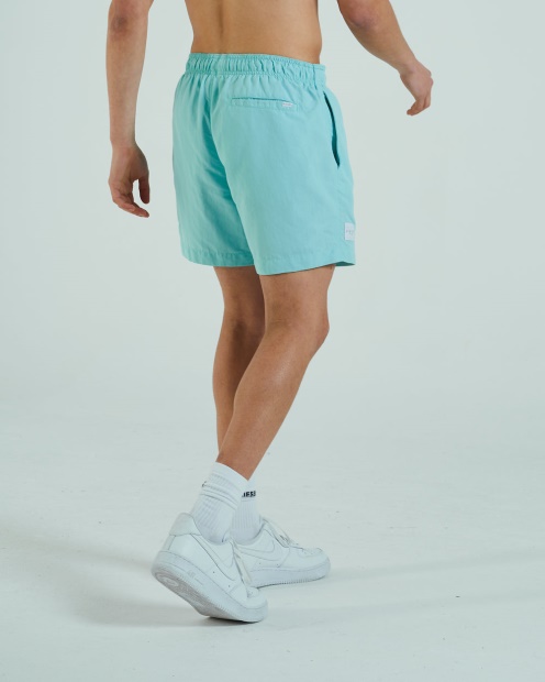 Jasper Swim Shorts Mint Green Diesel UK Green