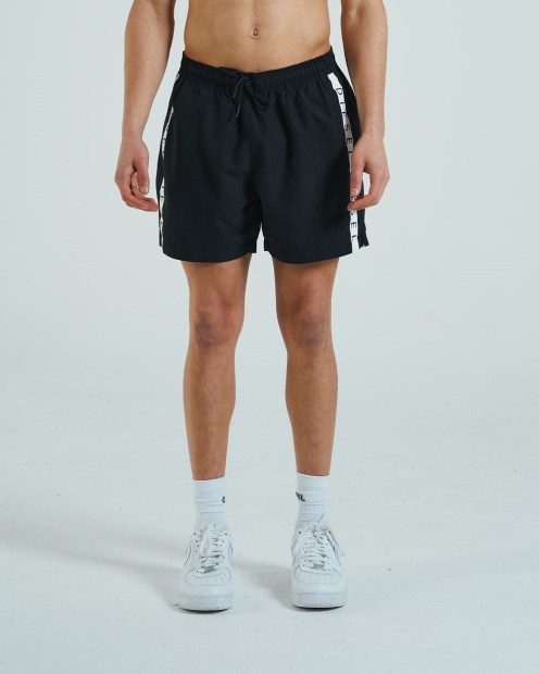 Diesel UK Milo Swim Shorts Black/White