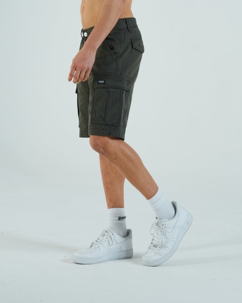 Diesel UK Gregg Cargo Shorts Combat Green Green