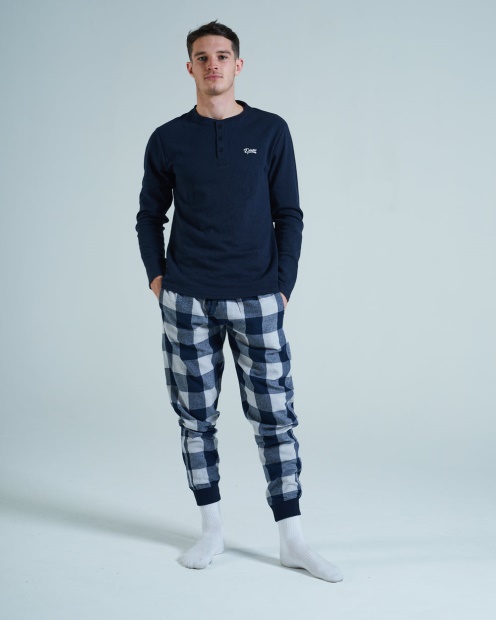 Blue Tartan Diesel UK Simon Loungeset