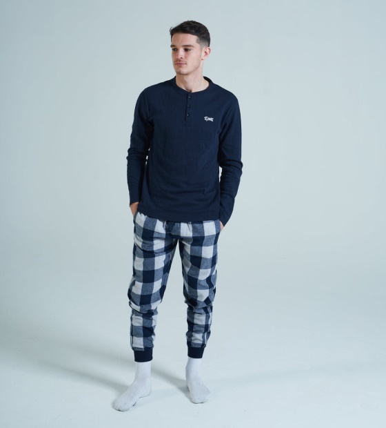 Blue Tartan Diesel UK Simon Loungeset