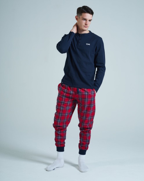 Simon Loungeset Red Tartan Diesel UK Tartan