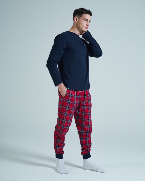 Simon Loungeset Red Tartan Diesel UK Tartan
