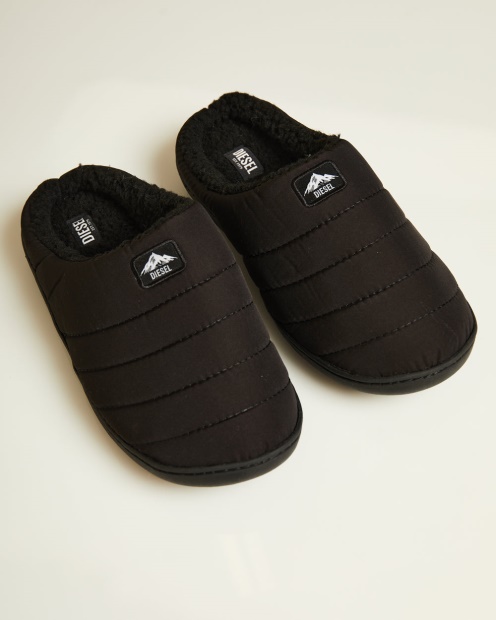 Diesel UK Noah Slippers Black